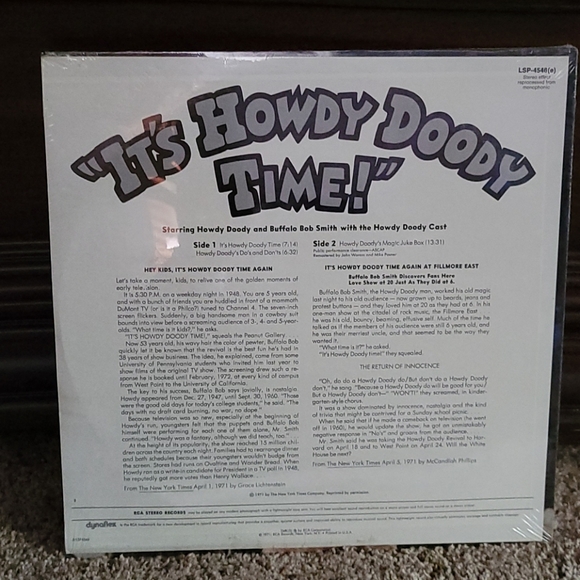 Vintage Sealed Howdy Doody vinyl record - Picture 2 of 5